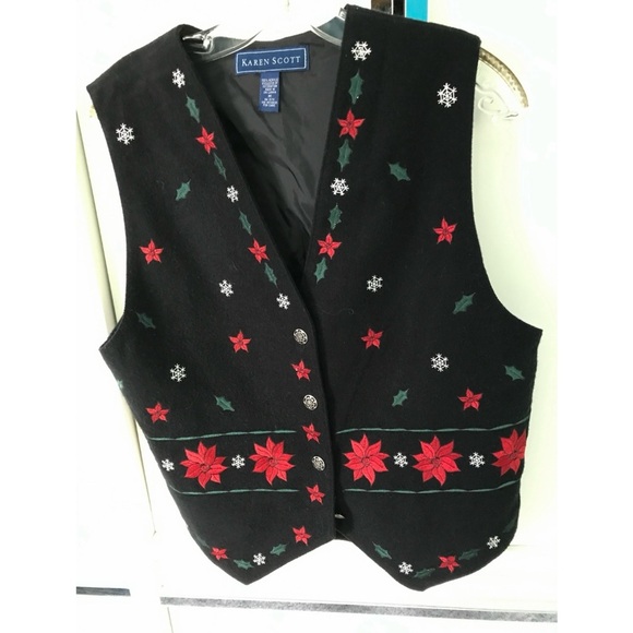 🎁🆕”Not ugly"unisex Xmas-theme vest, felt-like, comfy vintage-suitable as a gift - Picture 12 of 16